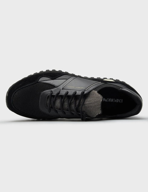 черные мужские Кроссовки Emporio Armani 616-623_black 10465 грн