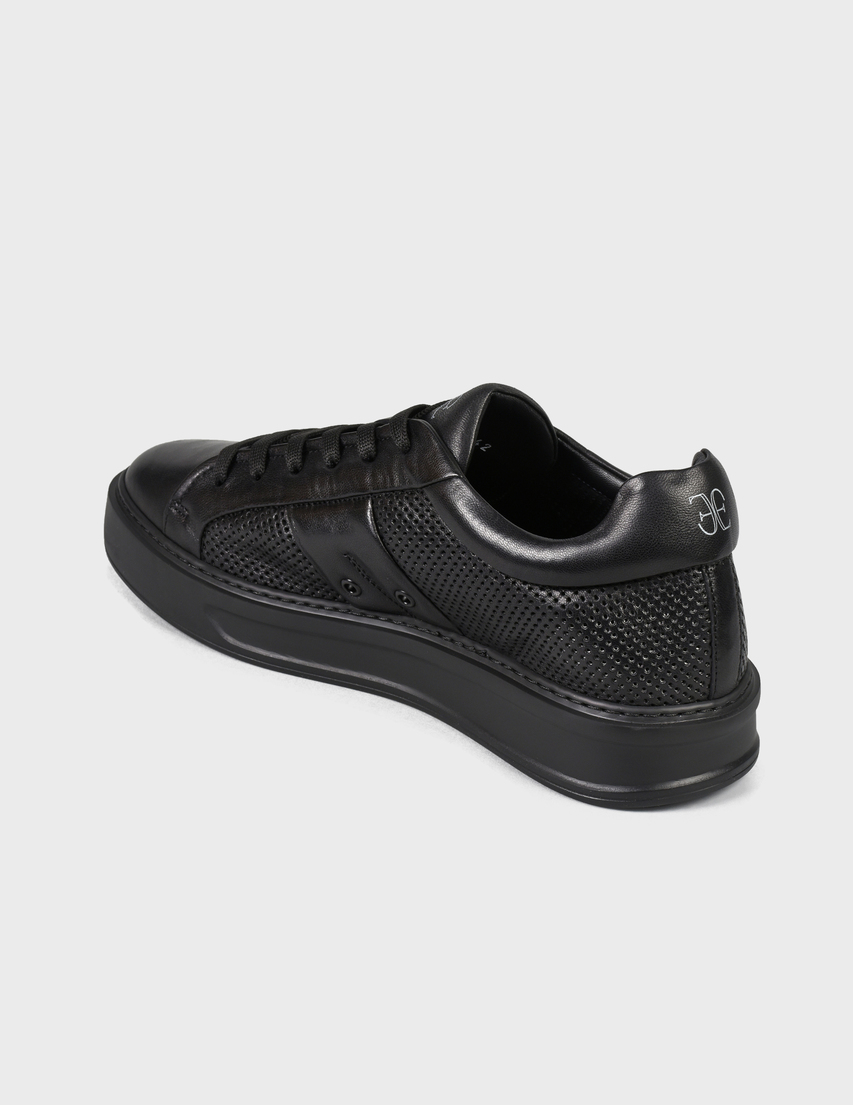 мужские черные Кеды Fabi 0459-black - фото-2