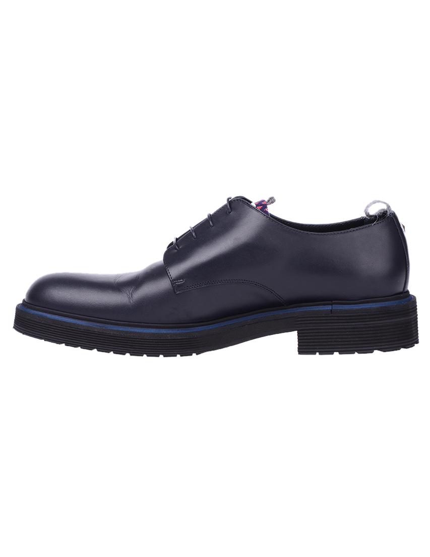 мужские синие Дерби Alessandro Dell'Acqua 1528B - фото-2