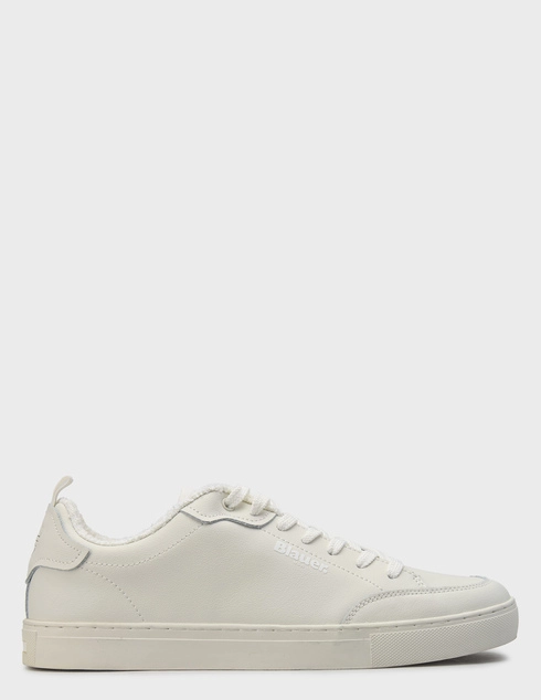 мужские белые кожаные Кеды Blauer 01LEA-white - фото-5