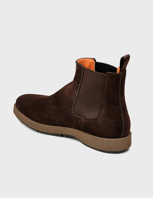 мужские коричневые Ботинки Santoni Sant-AW19-MGDG16836HB1EUEET45-brown - фото-2
