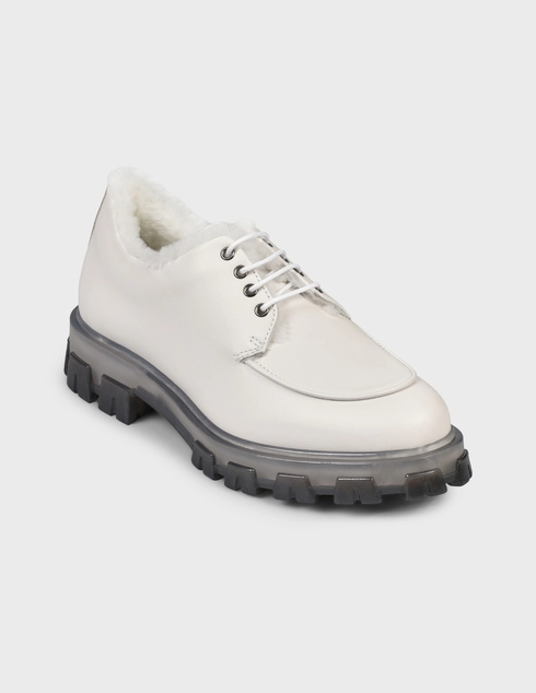 белые Дерби Stokton BLK-64-white