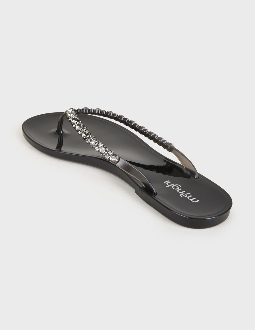 женские черные Пантолеты Menghi AGR-704-SIL-black - фото-2
