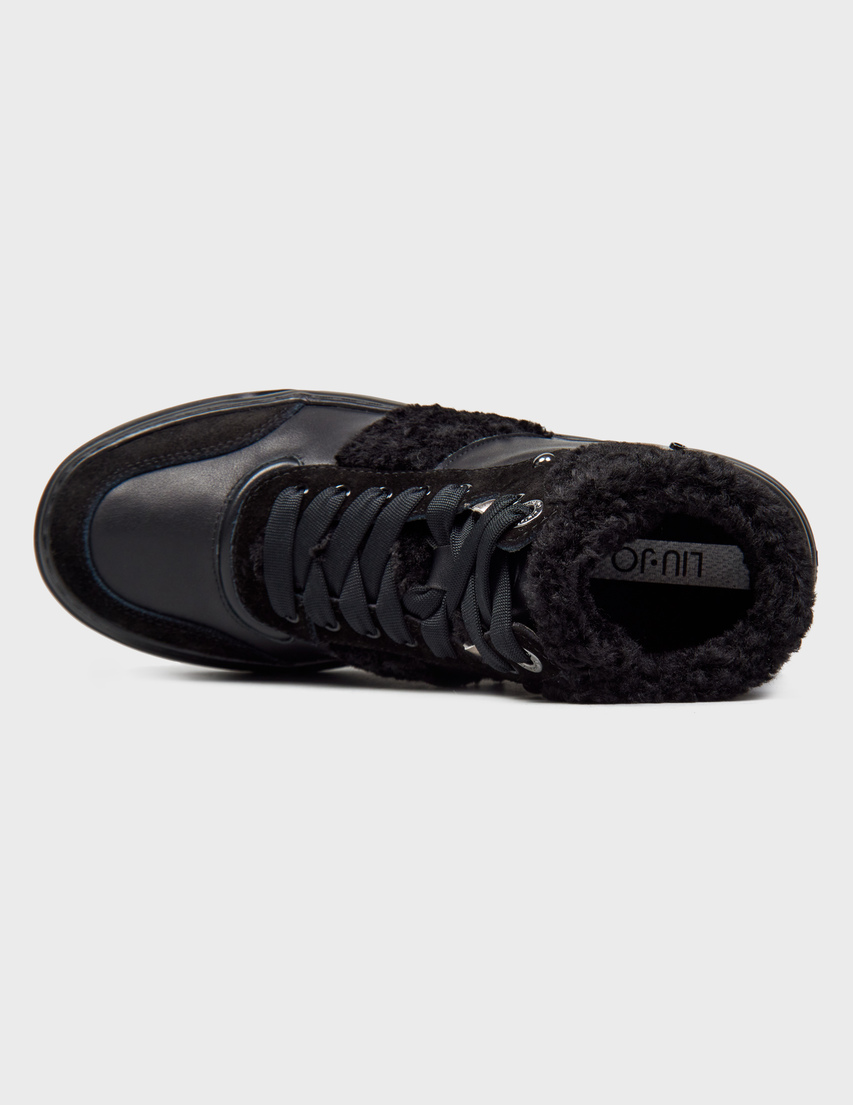 черные женские Кеды Liu Jo 3033_black 8187 грн