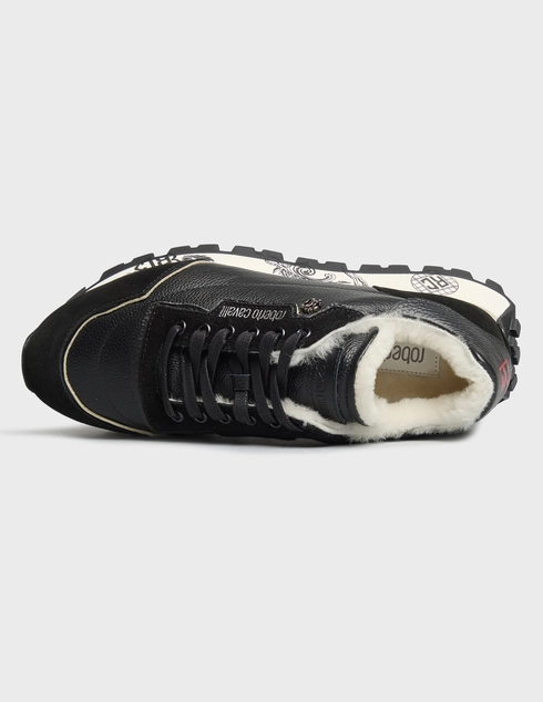 черные мужские Кроссовки Roberto Cavalli 29776_black 23184 грн