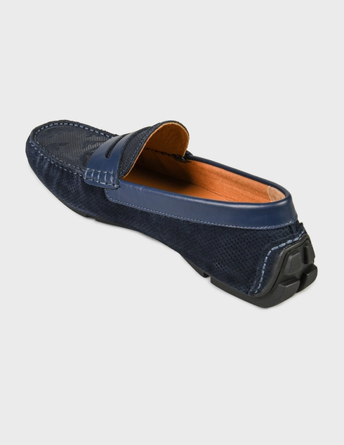 мужские синие Мокасины Emporio Armani 146-785_blue - фото-2