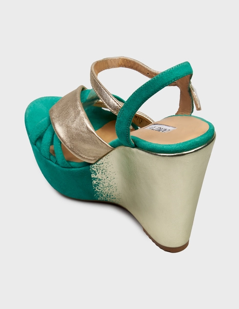 женские бирюзовые Босоножки Donna Piu 51141-green - фото-2