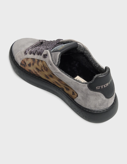 женские многоцветные Кеды Stokton Power-grey-Leo-Glitter_multi - фото-2
