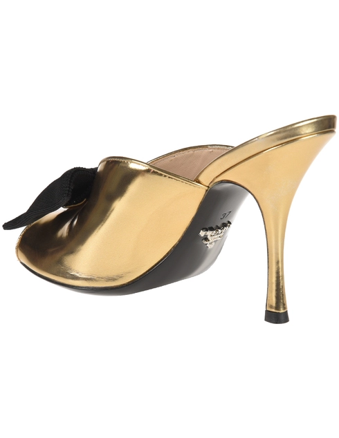 женские золотые Мюли Prada PR9508_gold - фото-2