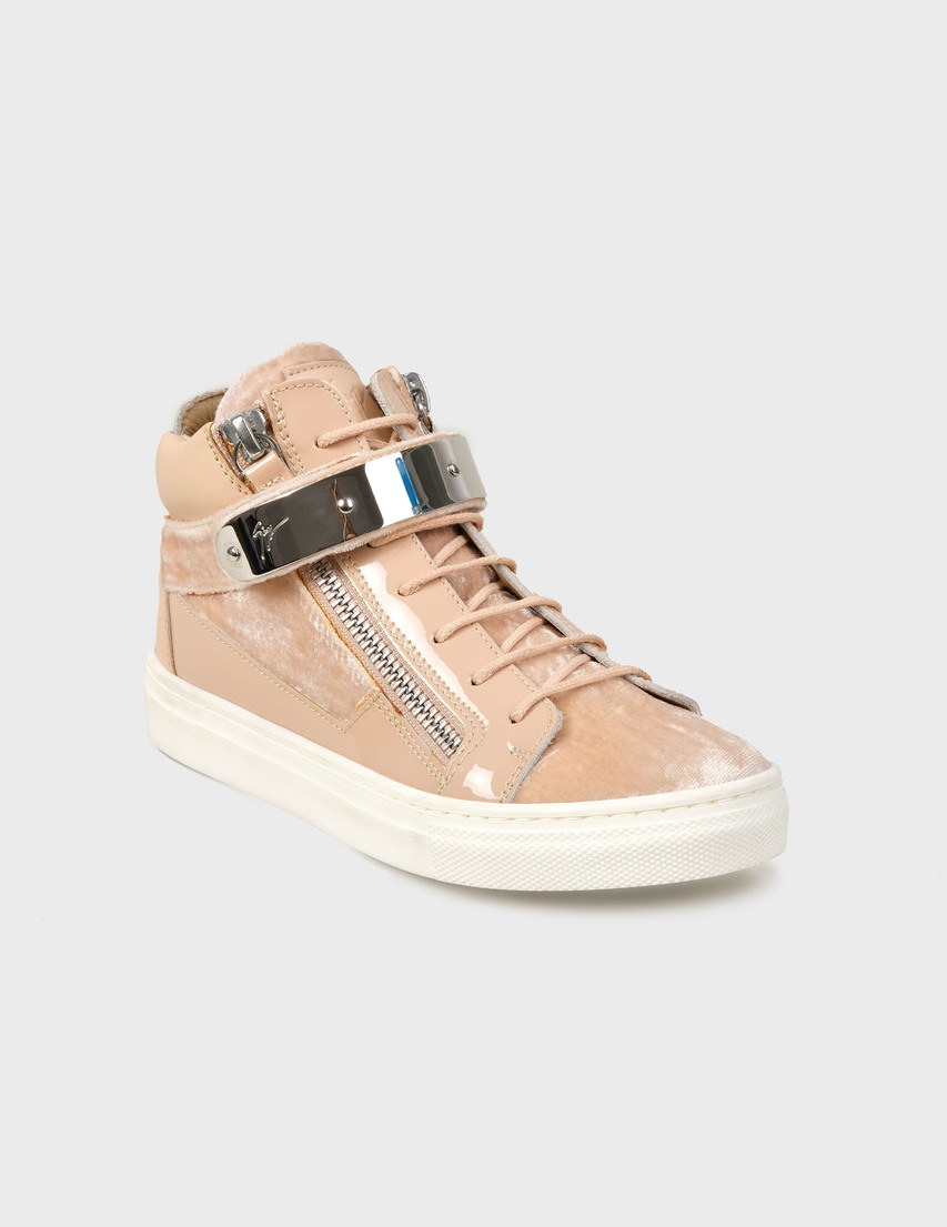Giuseppe Zanotti 1SBE716-cipria-velour-pink фото-2