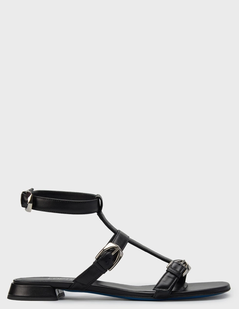 женские черные кожаные Сандалии Loriblu 6E15LK10-K1002 - фото-5