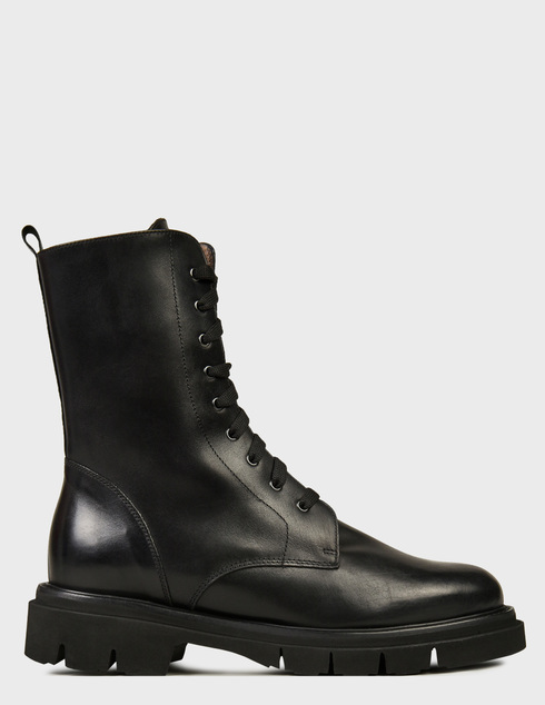 женские черные кожаные Ботинки Luca Grossi 319_black - фото-5