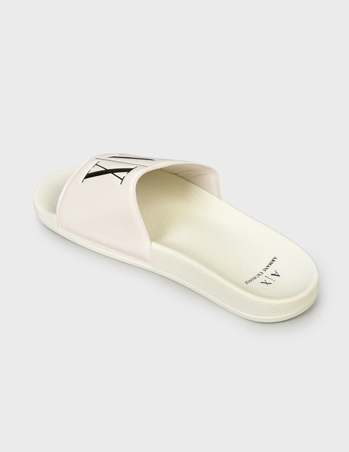 мужские белые Шлепанцы Armani Exchange XUP004-XV231-00152-white - фото-2