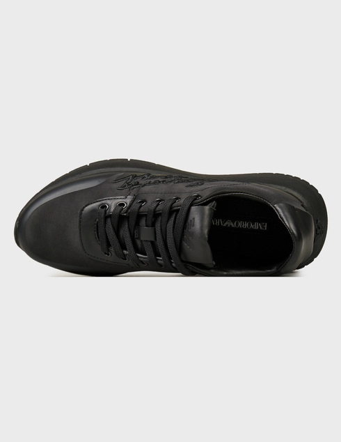 черные женские Кроссовки Emporio Armani AGR-202-0002_black 13316 грн