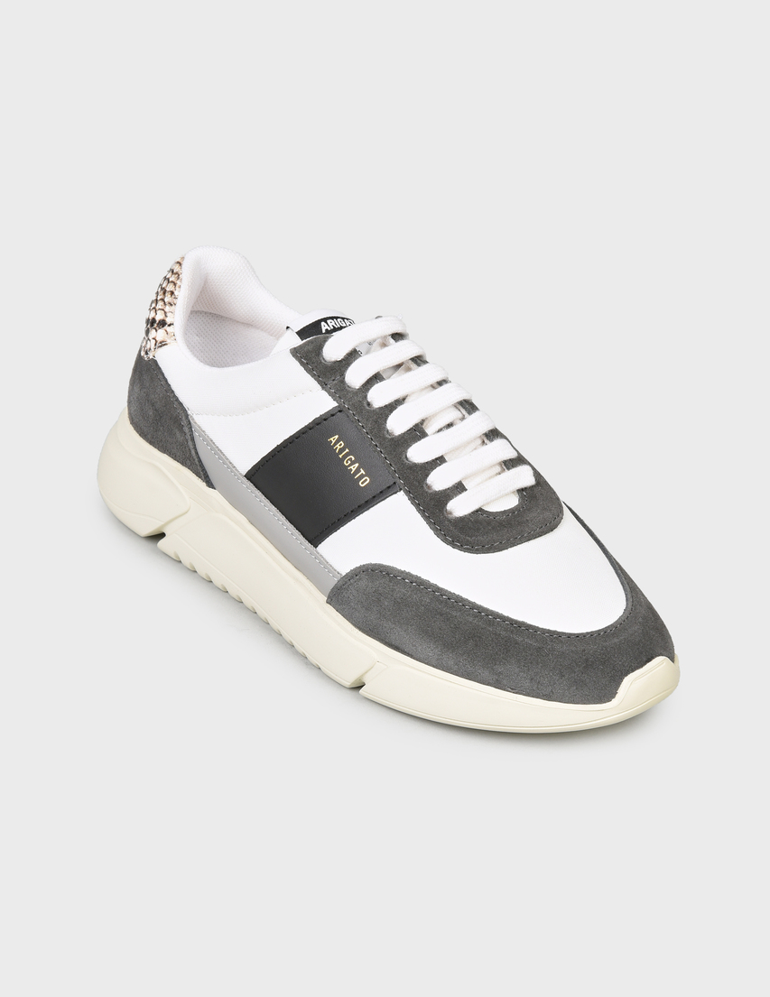 многоцветные Кроссовки Axel Arigato AA-FW21-84048-Genesis-Vintage-Runner-Dark-Grey-Black-Snake-multi