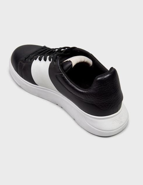 мужские черные Кеды Emporio Armani X264_black - фото-2