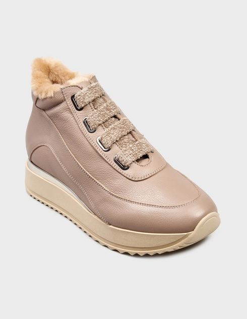 бежевые Кроссовки Kelton 486_beige