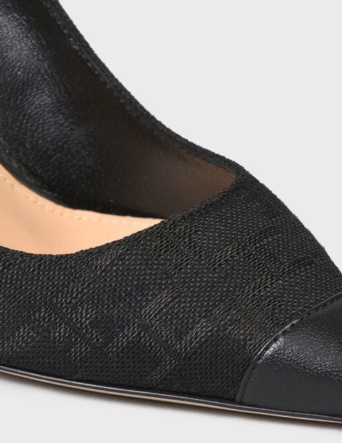женские черные текстильные Туфли Elisabetta Franchi SA-82L-00EC-V400-110 - фото-5