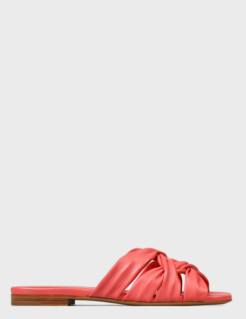 женские розовые кожаные Шлепанцы Emporio Armani X3P773XF271-00601 - фото-5