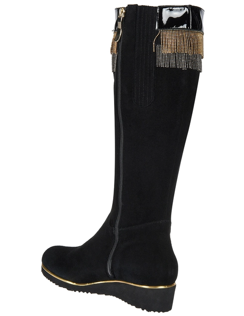 женские черные Сапоги Donna Laura 16808_black - фото-2