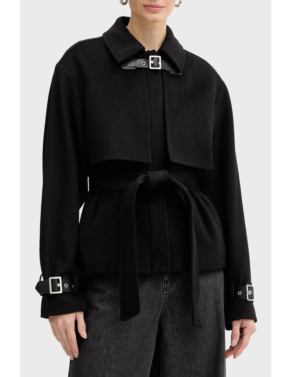 

Полупальто, Черный