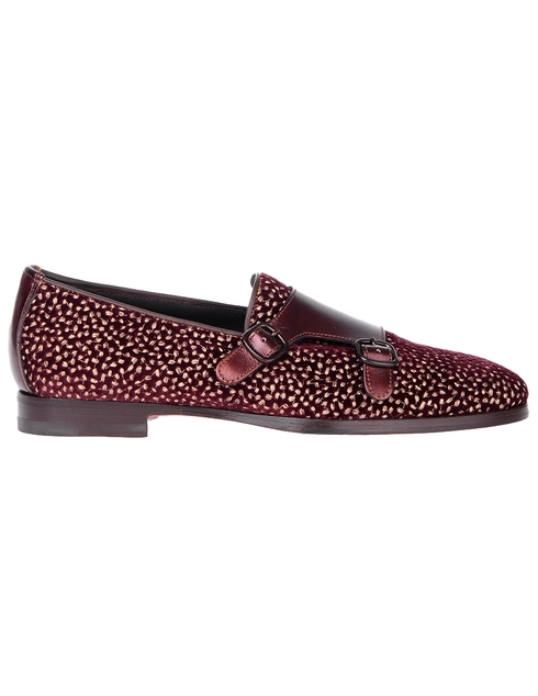 мужские бордовые Монки Santoni MCCA12747 - фото-2