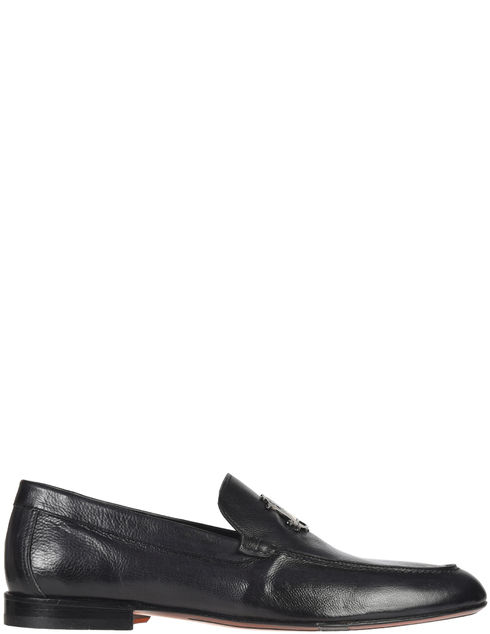 мужские черные кожаные Лоферы Mario Bruni AGR-62247 - фото-5