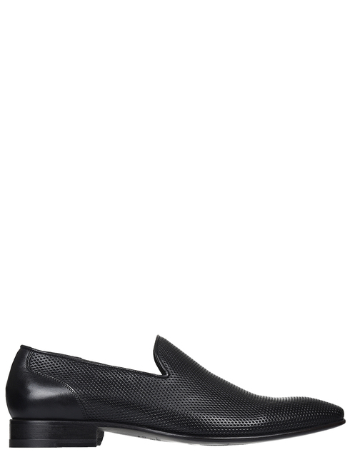 мужские черные кожаные Туфли Brecos S7680_black - фото-5
