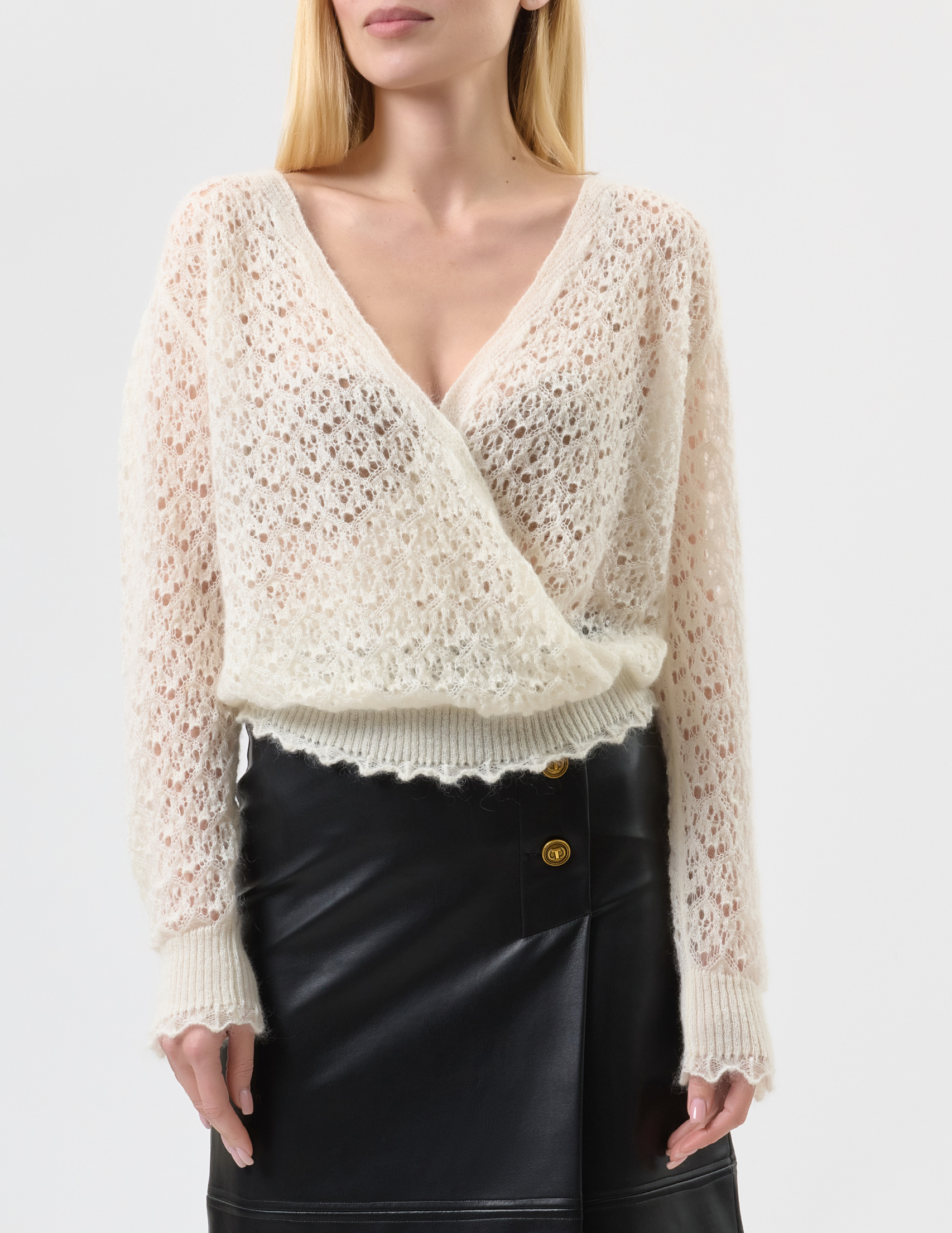 

Джемпер, Белый;молочный