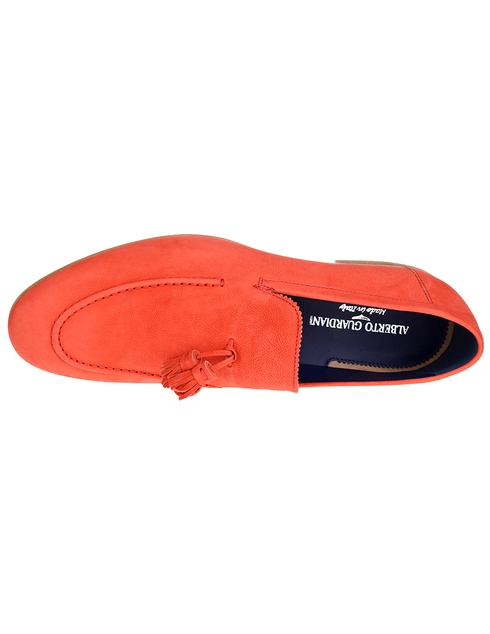 коралловые мужские Лоферы Alberto Guardiani S76028_coral 8925 грн