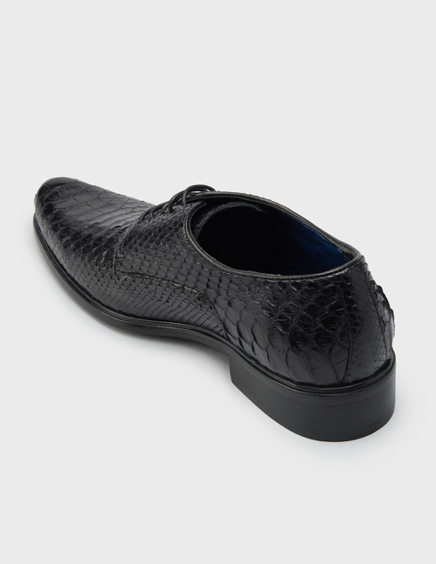 мужские черные Дерби Brioni 8187-701A_black - фото-2