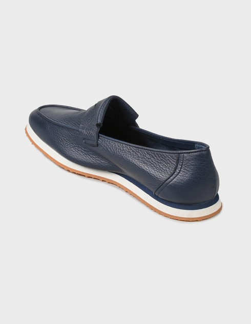 мужские синие Лоферы Andrea Ventura Firenze FIR-LEO-blue - фото-2
