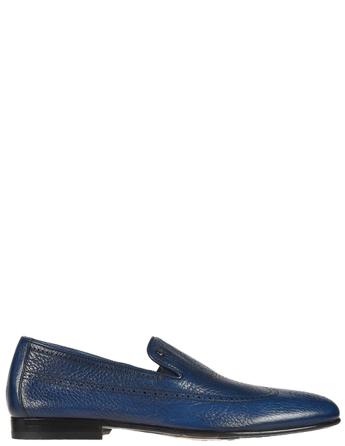 мужские синие кожаные Туфли Mario Bruni 61863_blue - фото-5