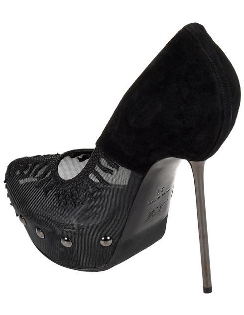 женские черные Туфли Nando Muzi 7181-black - фото-2