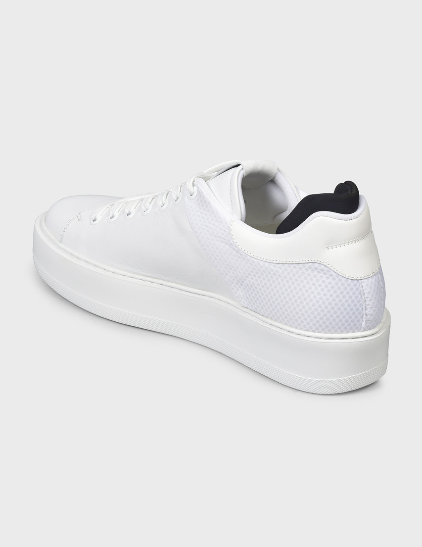 мужские белые Кеды 4US Cesare Paciotti SU2STSZ-white - фото-2