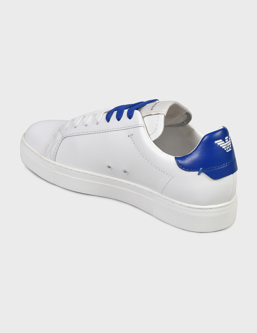 мужские белые Кеды Emporio Armani X4X316XF527Q070 - фото-2