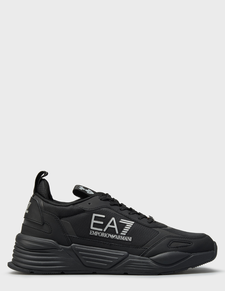 мужские черные текстильные Кроссовки Ea7 Emporio Armani 191-826_black - фото-5
