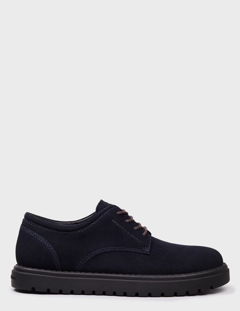 мужские синие замшевые Дерби Armani Exchange XM003604-AF19687-UB101_blue - фото-5