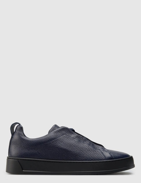 мужские синие кожаные Кеды Aldo Brue 4795_blue - фото-5