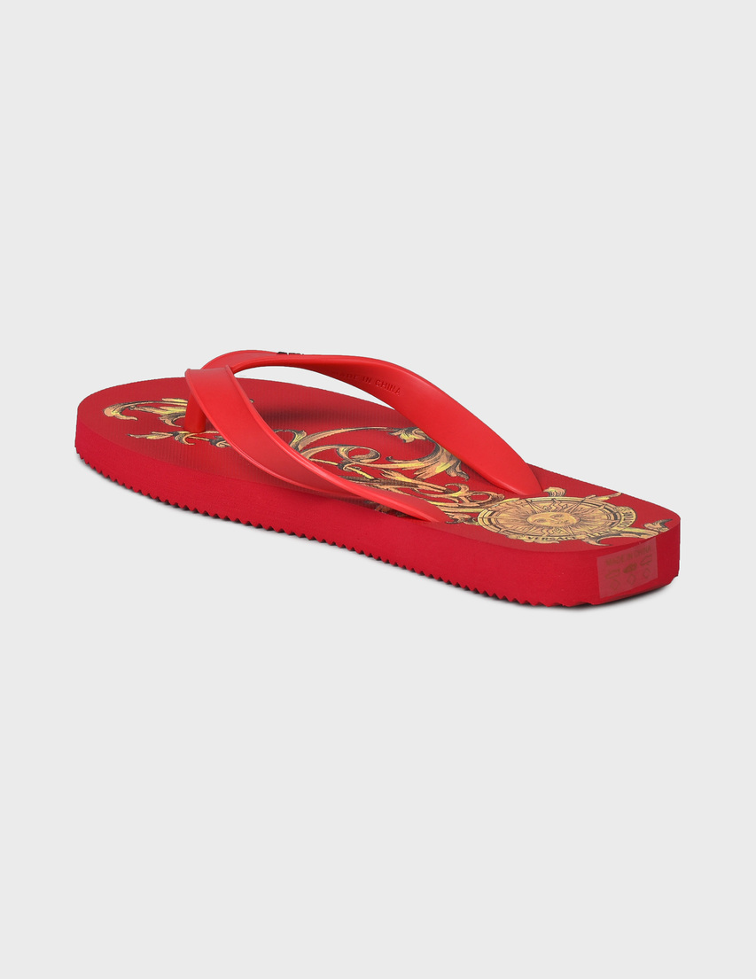 женские красные Пантолеты Versace Jeans Couture 72VA3SQ7-K50 - фото-2