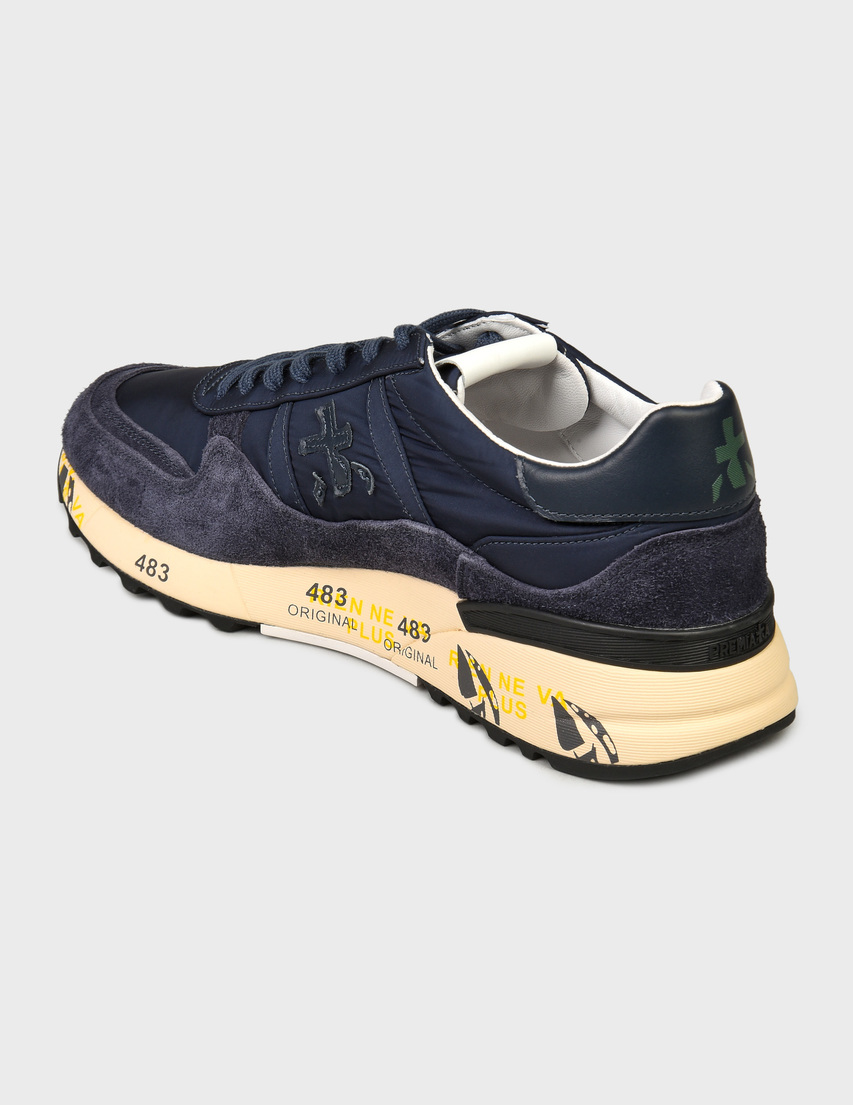 мужские синие Кроссовки Premiata AGR-LANDECK_6407 - фото-2