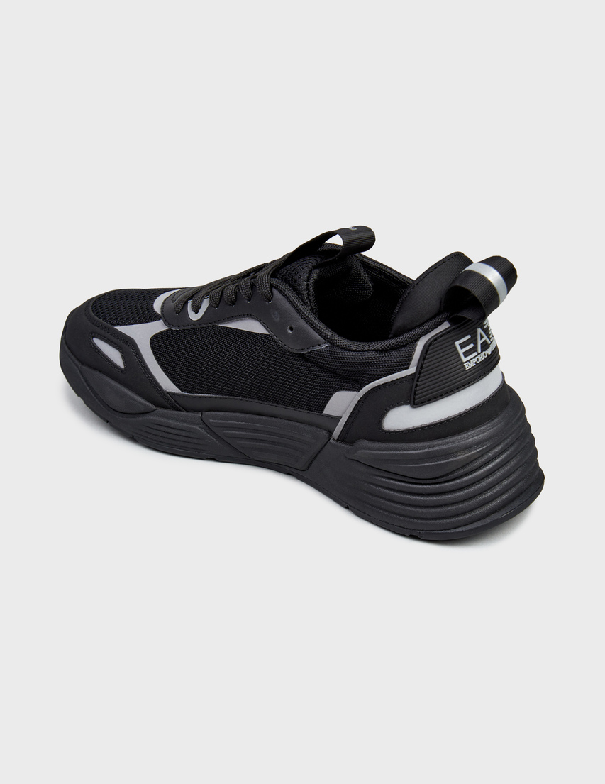 женские черные Кроссовки Ea7 Emporio Armani 070-826_black - фото-2