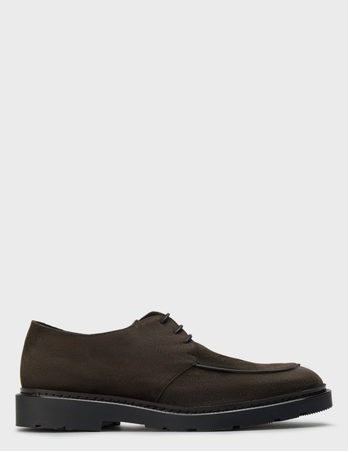 мужские коричневые замшевые Дерби Fratelli Rossetti 47320_brown - фото-5
