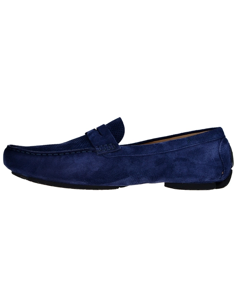 мужские синие Лоферы 4US Cesare Paciotti 504_blue - фото-2