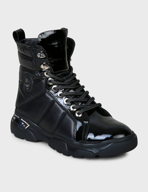 черные Ботинки Lab Milano 1290-black