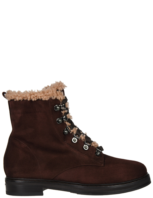 женские коричневые замшевые Ботинки Le Silla 6262-020-450-brown - фото-5