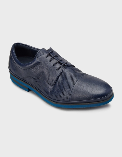 синие Дерби Gianfranco Butteri 24210-blue
