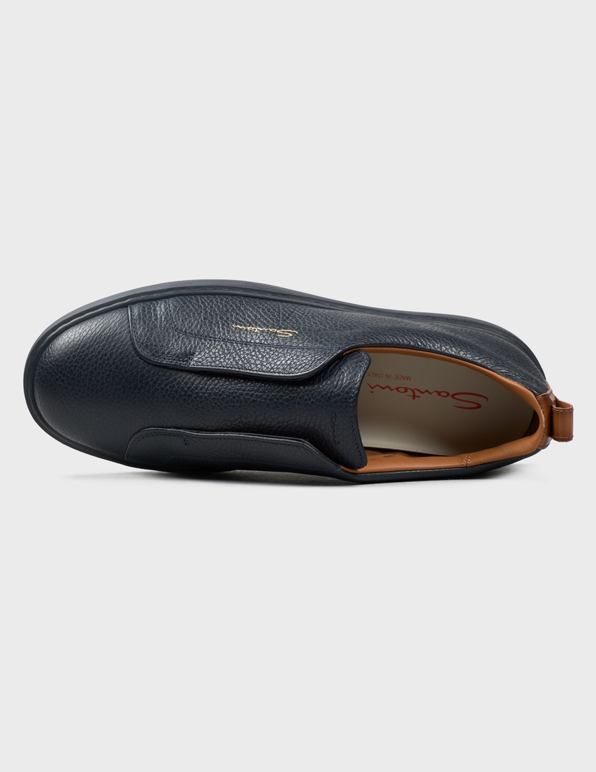 синие мужские Кеды Santoni 21995_blue 23814 грн