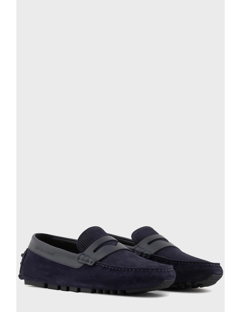 синие Мокасины Emporio Armani EMPORIO_ARMANI_10857