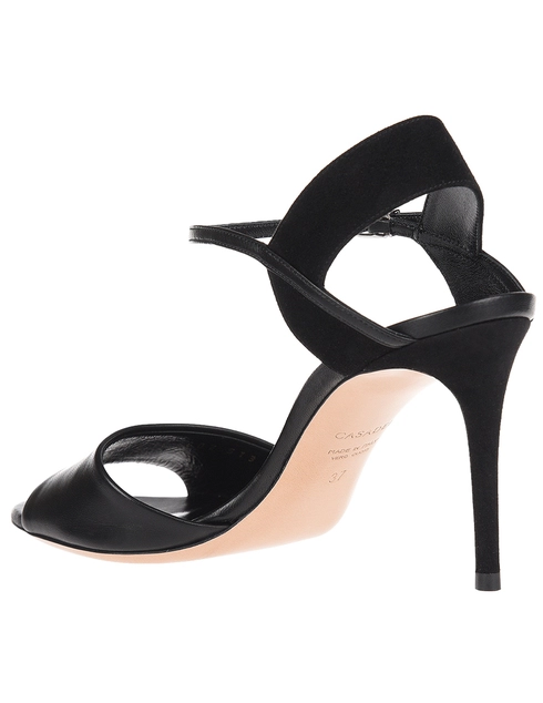 женские черные Босоножки Casadei 705_black - фото-2